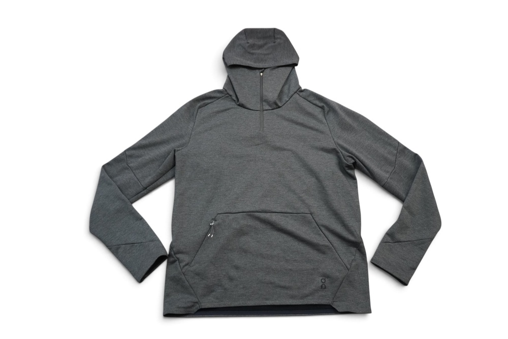On Running Half Zip Hoodie Mens XL Grey Pullover Run On Clouds Tech Performance
